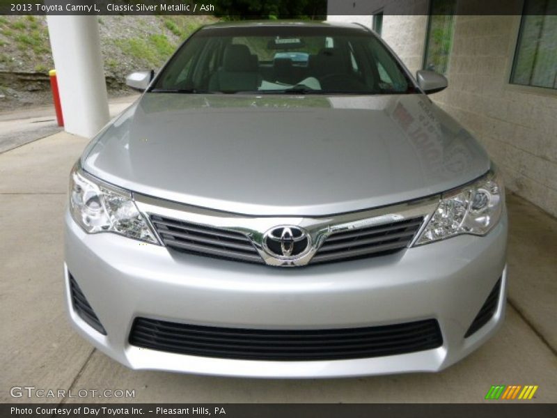 Classic Silver Metallic / Ash 2013 Toyota Camry L