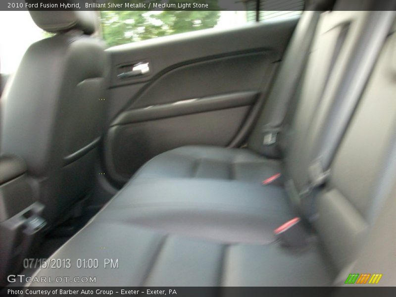 Brilliant Silver Metallic / Medium Light Stone 2010 Ford Fusion Hybrid