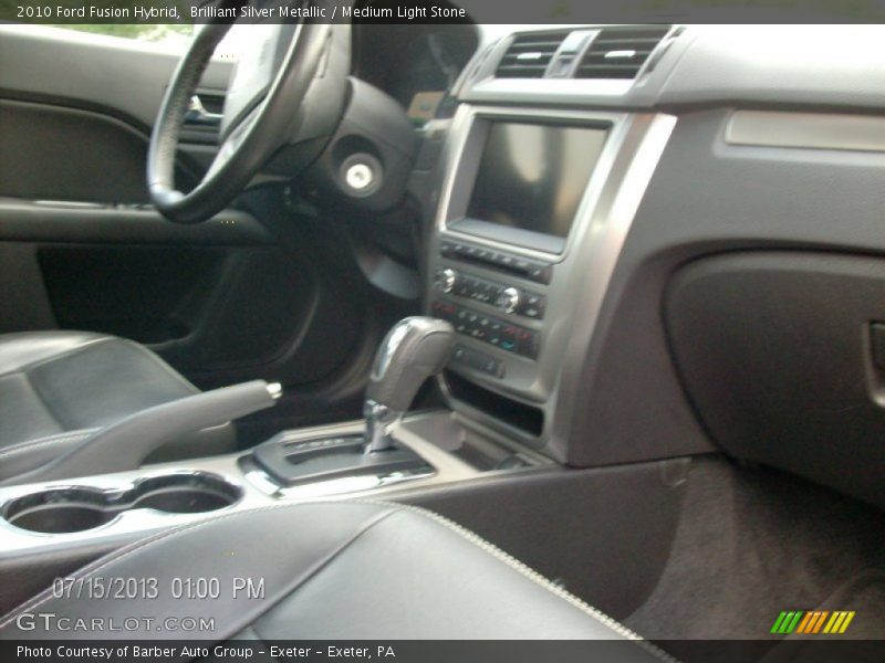 Brilliant Silver Metallic / Medium Light Stone 2010 Ford Fusion Hybrid