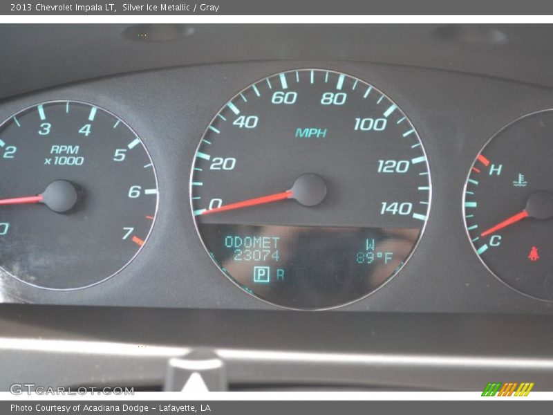 Silver Ice Metallic / Gray 2013 Chevrolet Impala LT