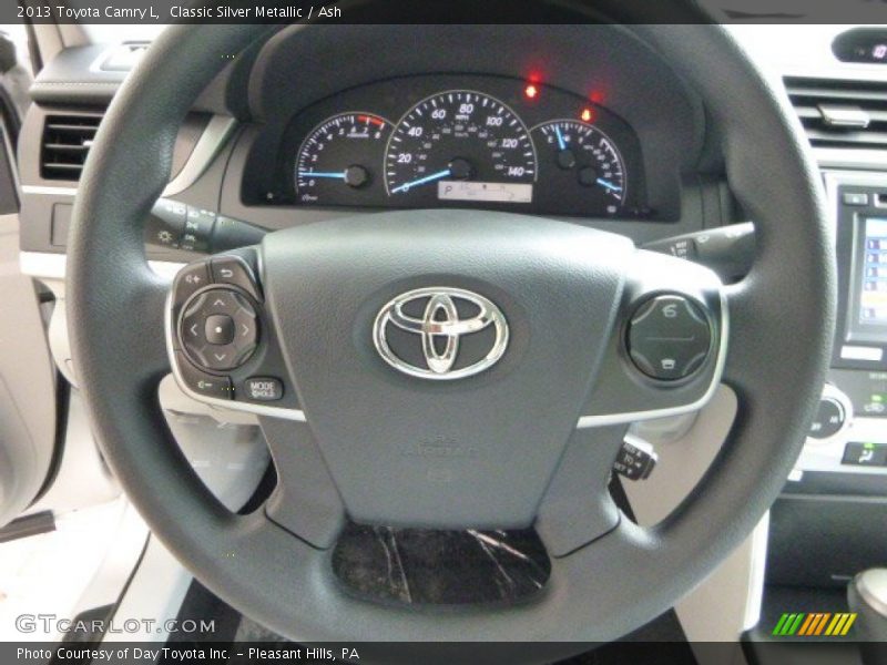 Classic Silver Metallic / Ash 2013 Toyota Camry L