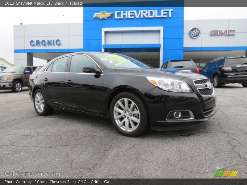 Black / Jet Black 2013 Chevrolet Malibu LT