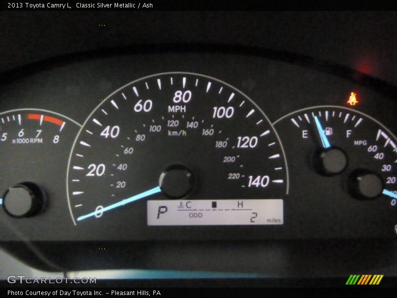 Classic Silver Metallic / Ash 2013 Toyota Camry L