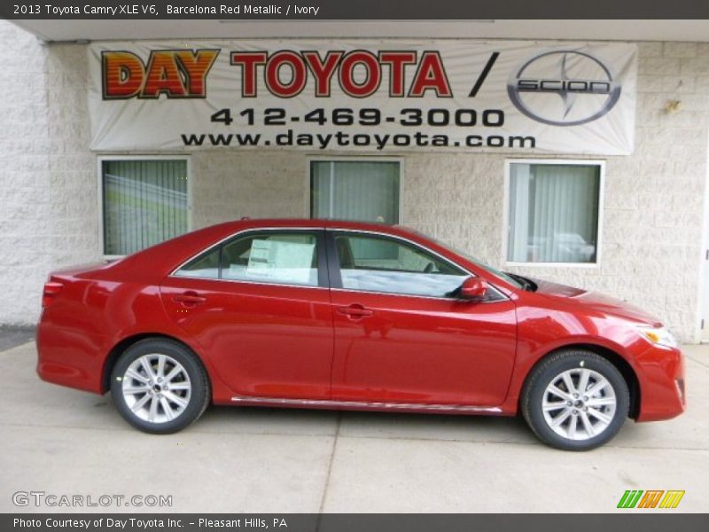 Barcelona Red Metallic / Ivory 2013 Toyota Camry XLE V6