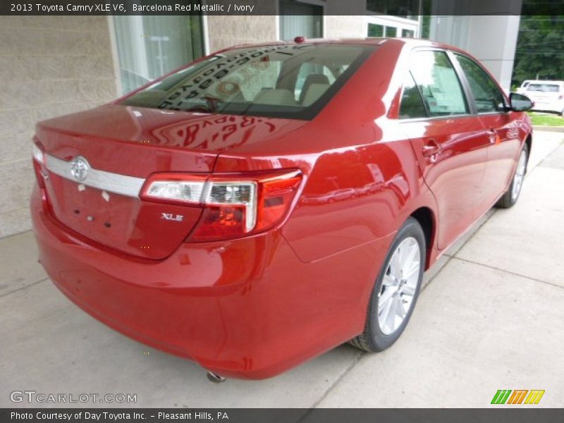 Barcelona Red Metallic / Ivory 2013 Toyota Camry XLE V6