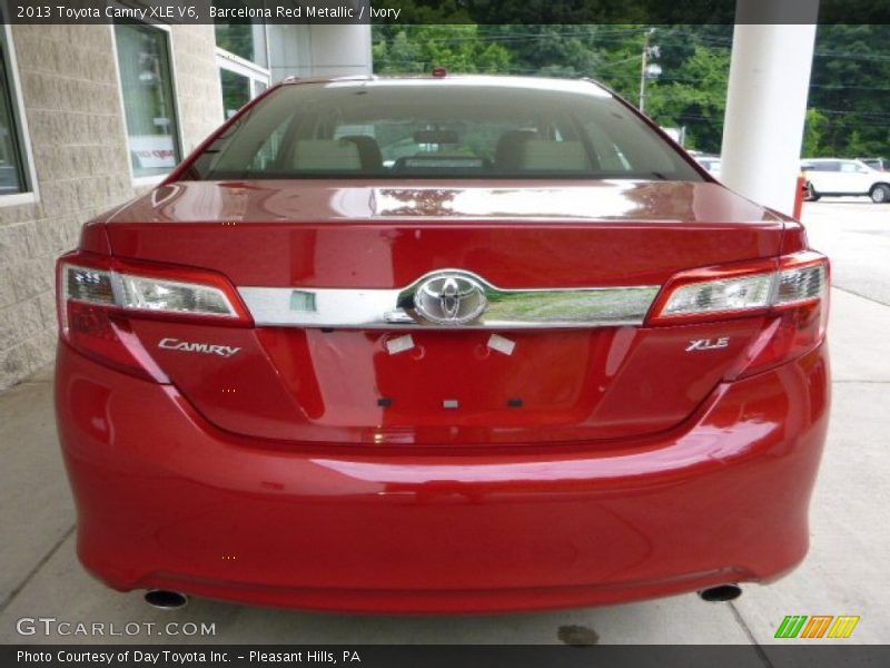 Barcelona Red Metallic / Ivory 2013 Toyota Camry XLE V6