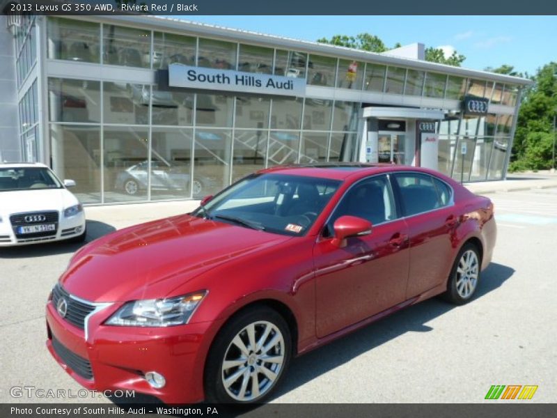 Riviera Red / Black 2013 Lexus GS 350 AWD