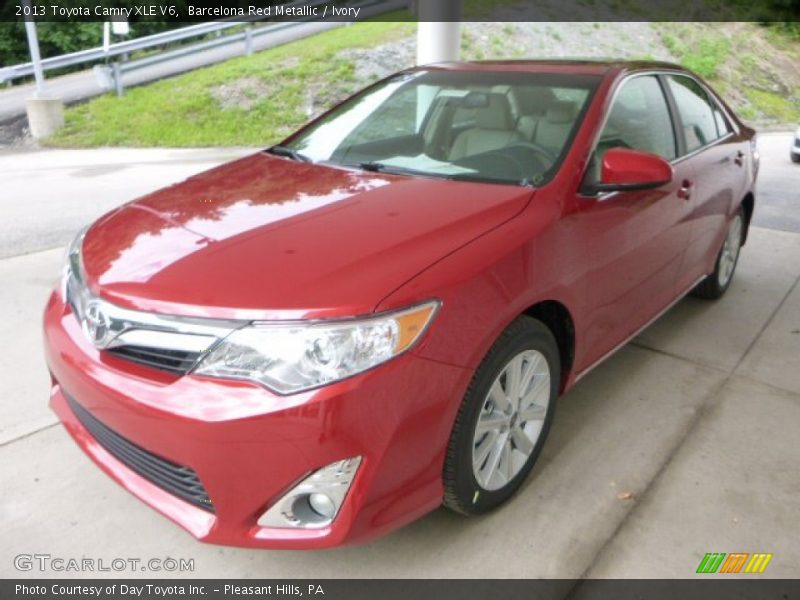 Barcelona Red Metallic / Ivory 2013 Toyota Camry XLE V6