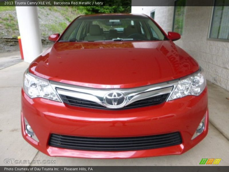 Barcelona Red Metallic / Ivory 2013 Toyota Camry XLE V6