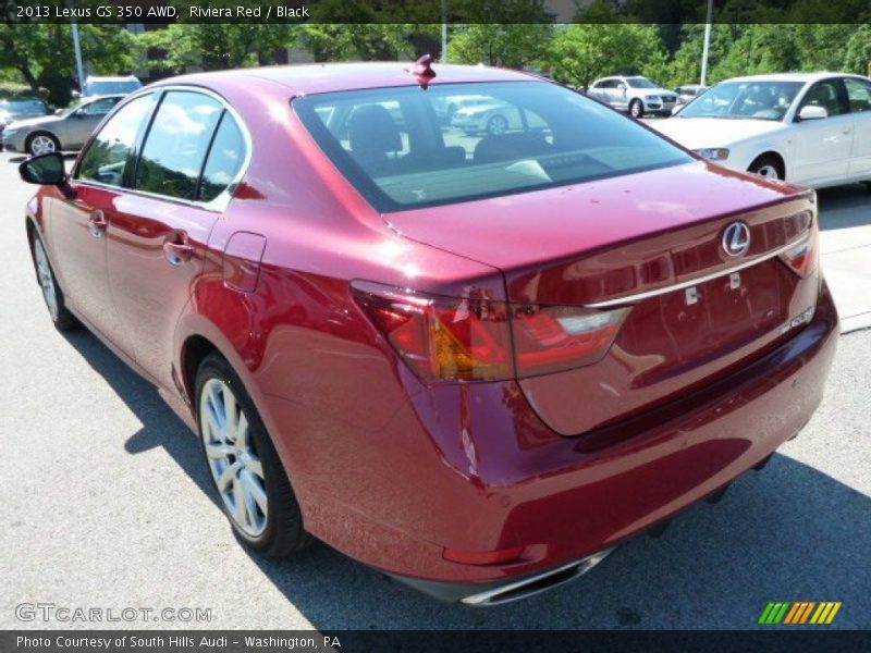 Riviera Red / Black 2013 Lexus GS 350 AWD
