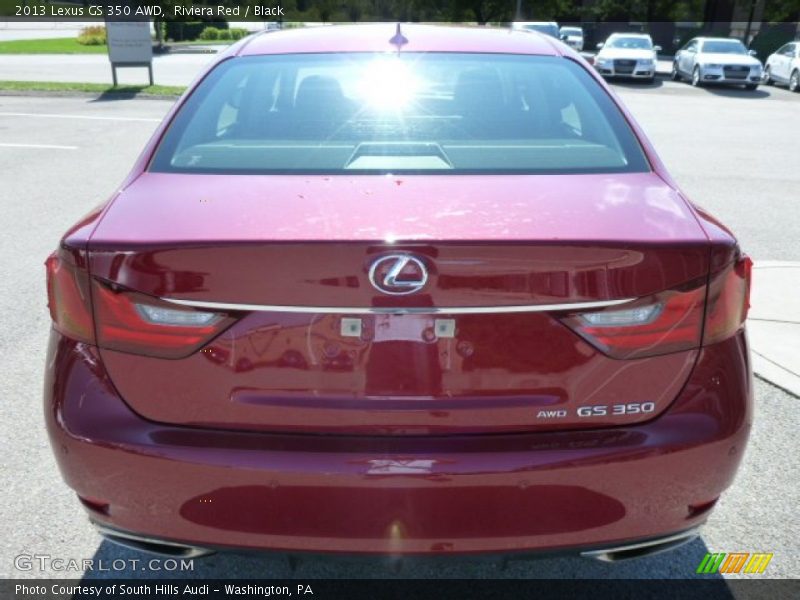 Riviera Red / Black 2013 Lexus GS 350 AWD