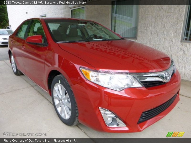 Barcelona Red Metallic / Ivory 2013 Toyota Camry XLE V6