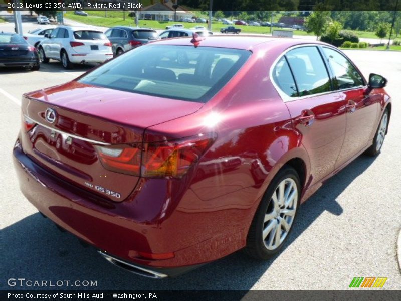 Riviera Red / Black 2013 Lexus GS 350 AWD
