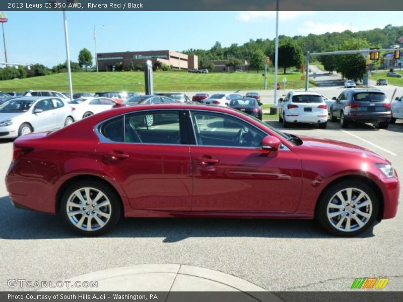 Riviera Red / Black 2013 Lexus GS 350 AWD