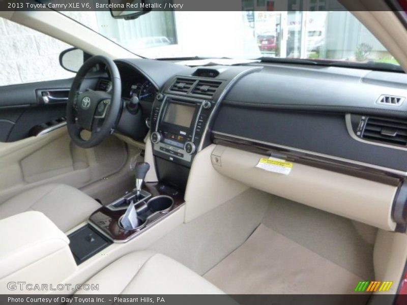 Barcelona Red Metallic / Ivory 2013 Toyota Camry XLE V6