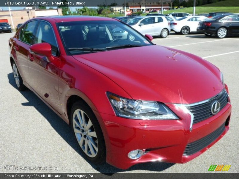 Riviera Red / Black 2013 Lexus GS 350 AWD