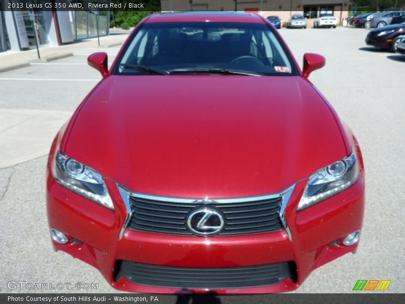 Riviera Red / Black 2013 Lexus GS 350 AWD