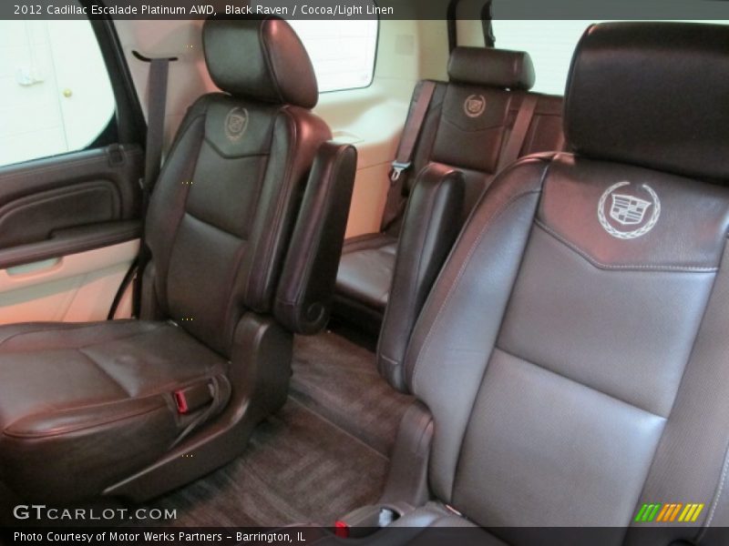 Black Raven / Cocoa/Light Linen 2012 Cadillac Escalade Platinum AWD