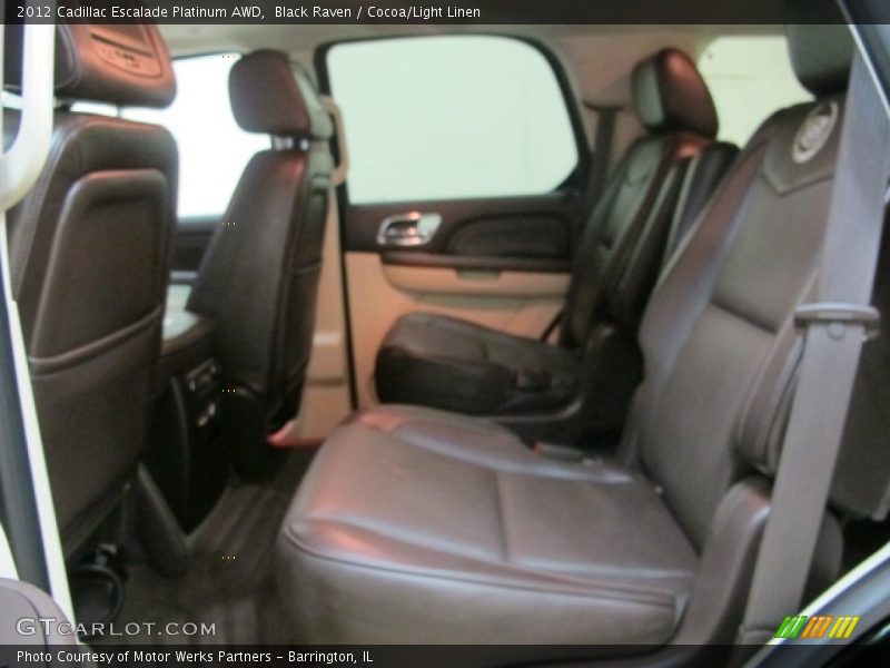 Black Raven / Cocoa/Light Linen 2012 Cadillac Escalade Platinum AWD