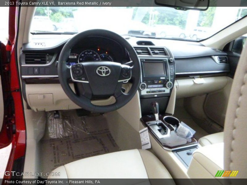 Barcelona Red Metallic / Ivory 2013 Toyota Camry XLE V6