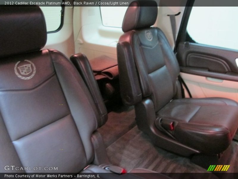 Black Raven / Cocoa/Light Linen 2012 Cadillac Escalade Platinum AWD