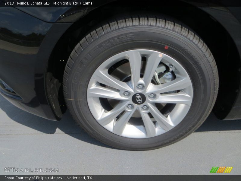 Midnight Black / Camel 2013 Hyundai Sonata GLS