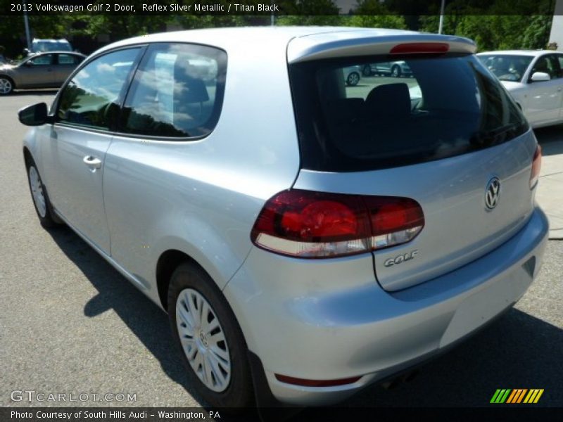Reflex Silver Metallic / Titan Black 2013 Volkswagen Golf 2 Door