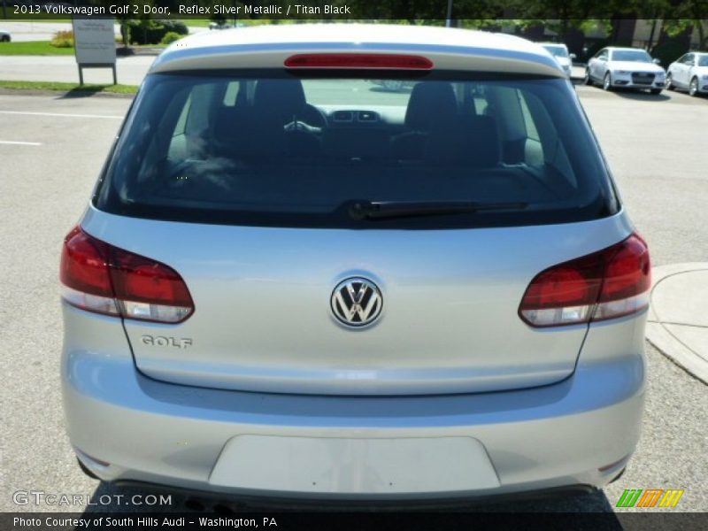 Reflex Silver Metallic / Titan Black 2013 Volkswagen Golf 2 Door