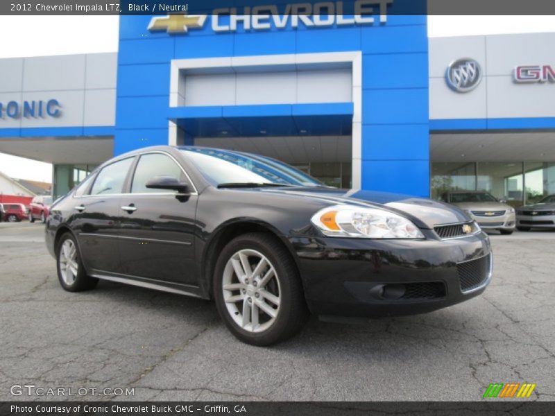 Black / Neutral 2012 Chevrolet Impala LTZ
