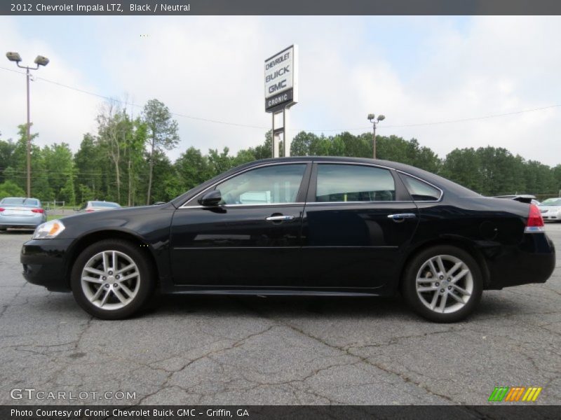 Black / Neutral 2012 Chevrolet Impala LTZ