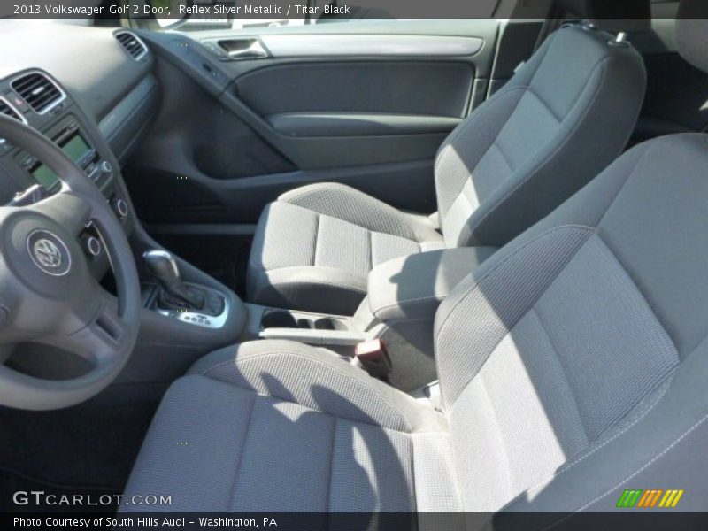 Reflex Silver Metallic / Titan Black 2013 Volkswagen Golf 2 Door