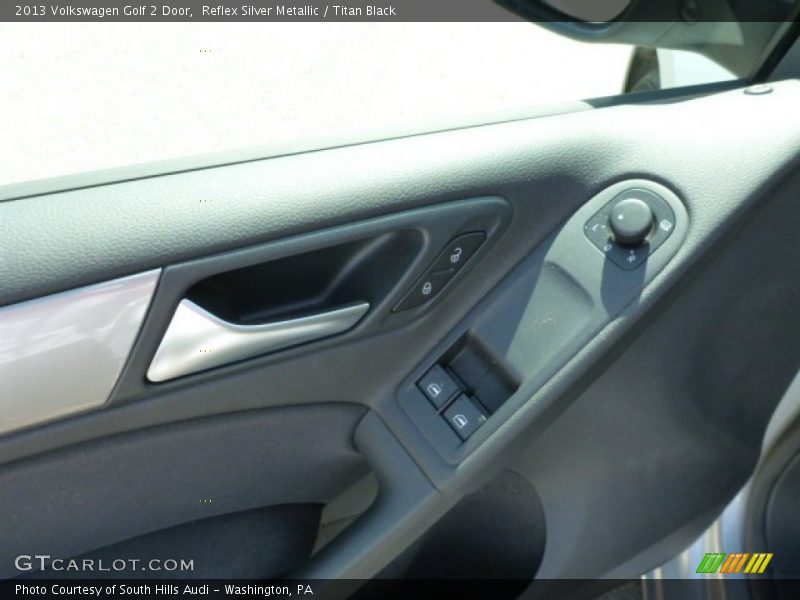Reflex Silver Metallic / Titan Black 2013 Volkswagen Golf 2 Door