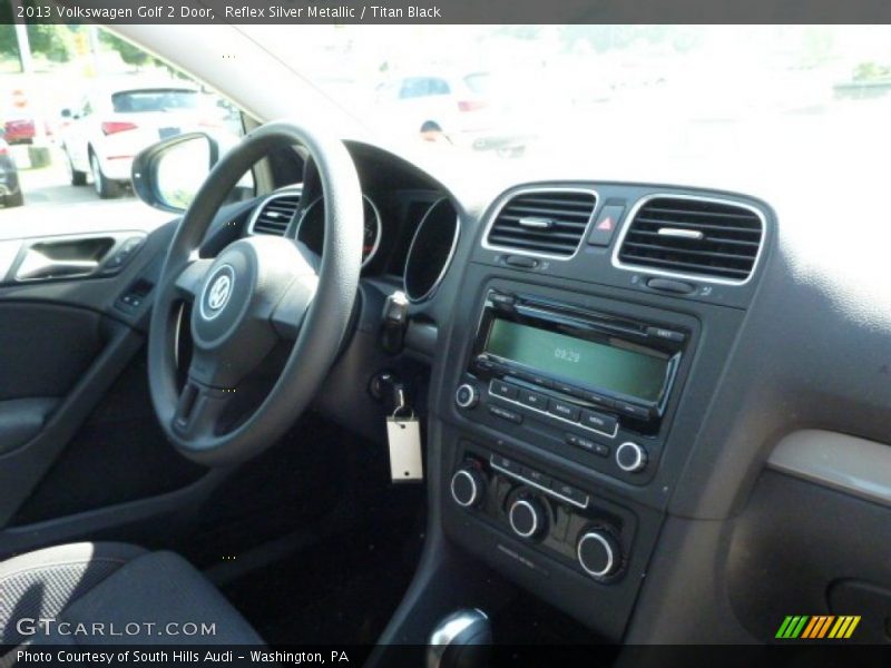Reflex Silver Metallic / Titan Black 2013 Volkswagen Golf 2 Door
