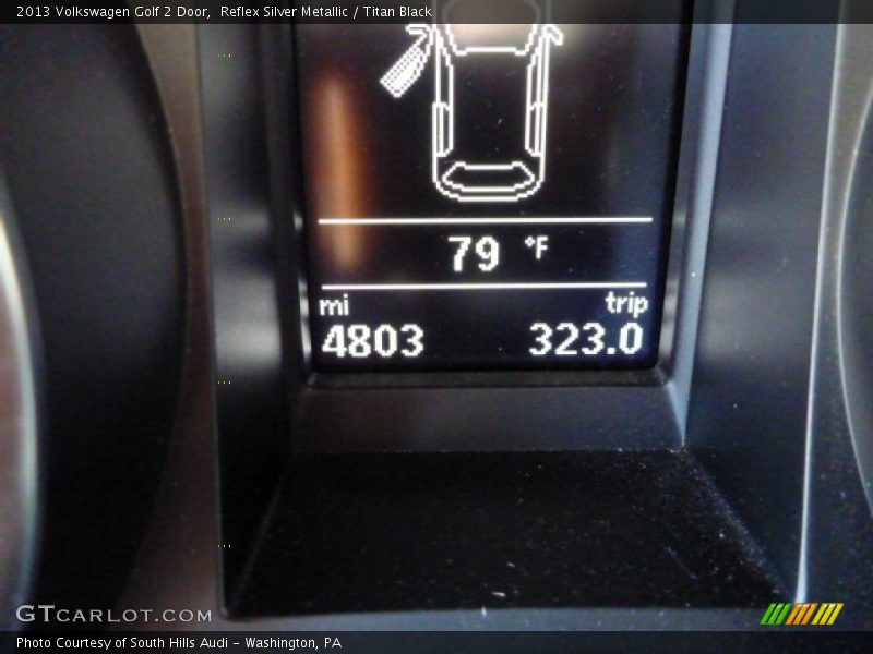 Reflex Silver Metallic / Titan Black 2013 Volkswagen Golf 2 Door