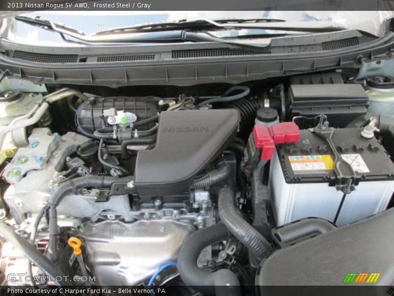 Frosted Steel / Gray 2013 Nissan Rogue SV AWD