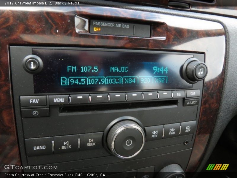 Black / Neutral 2012 Chevrolet Impala LTZ