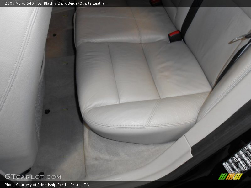 Black / Dark Beige/Quartz Leather 2005 Volvo S40 T5