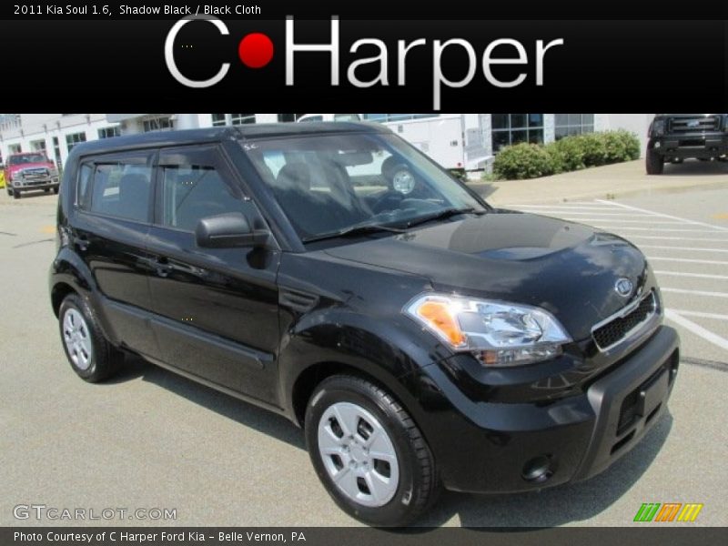 Shadow Black / Black Cloth 2011 Kia Soul 1.6