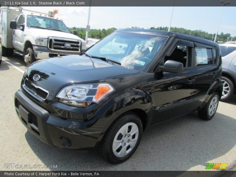 Shadow Black / Black Cloth 2011 Kia Soul 1.6