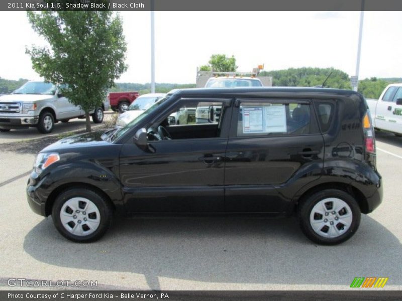 Shadow Black / Black Cloth 2011 Kia Soul 1.6