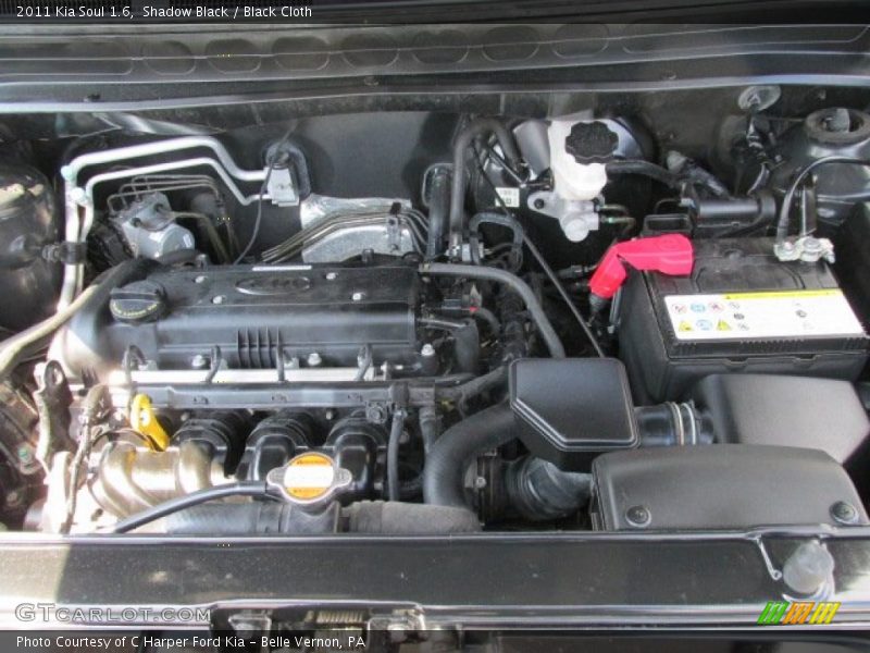 Shadow Black / Black Cloth 2011 Kia Soul 1.6