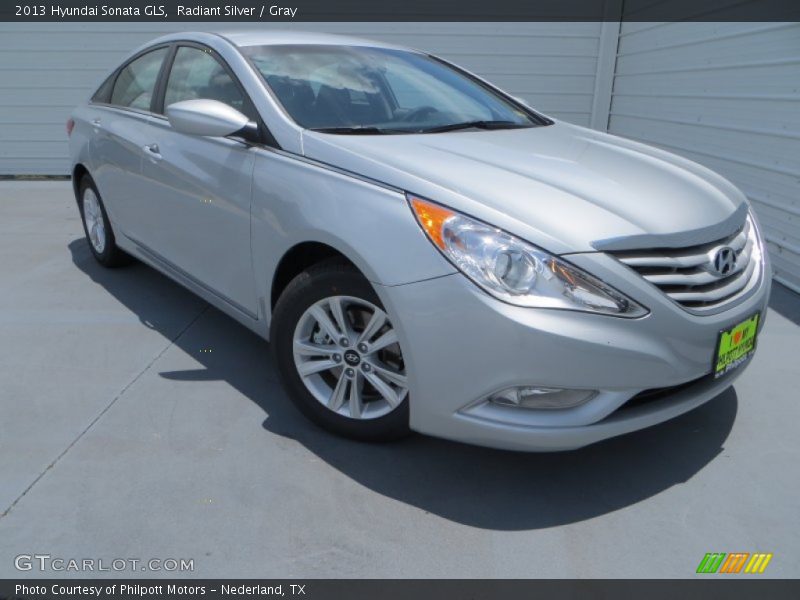 Radiant Silver / Gray 2013 Hyundai Sonata GLS
