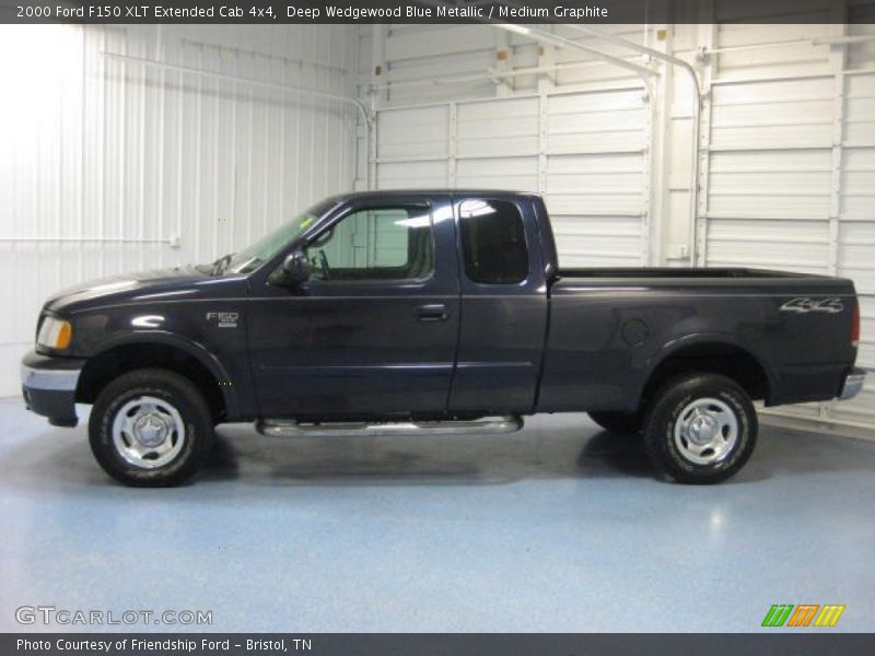  2000 F150 XLT Extended Cab 4x4 Deep Wedgewood Blue Metallic