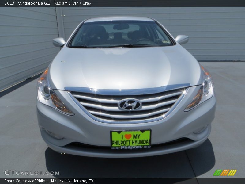 Radiant Silver / Gray 2013 Hyundai Sonata GLS