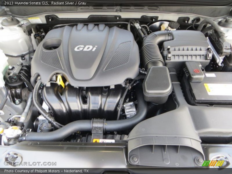 Radiant Silver / Gray 2013 Hyundai Sonata GLS