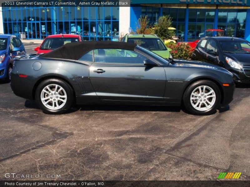 Ashen Gray Metallic / Black 2013 Chevrolet Camaro LT Convertible