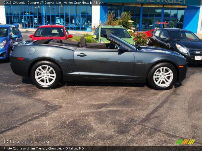 Ashen Gray Metallic / Black 2013 Chevrolet Camaro LT Convertible
