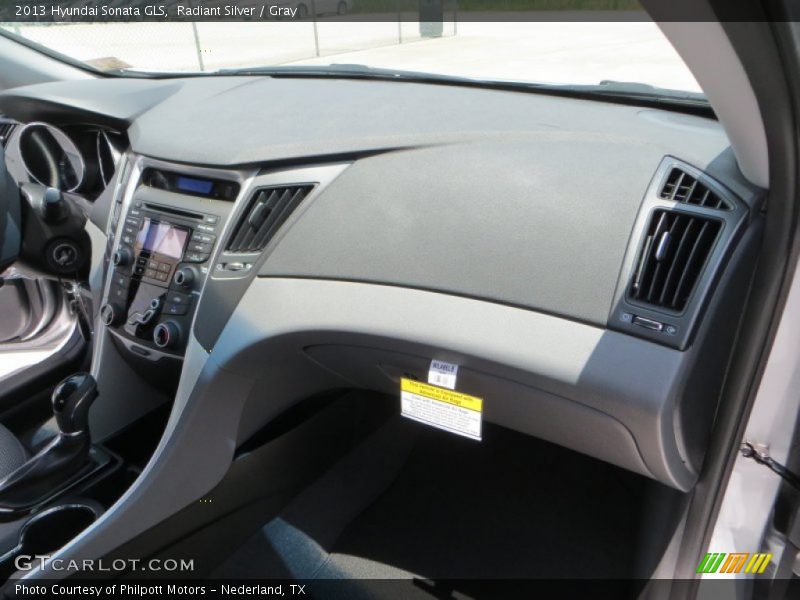 Radiant Silver / Gray 2013 Hyundai Sonata GLS