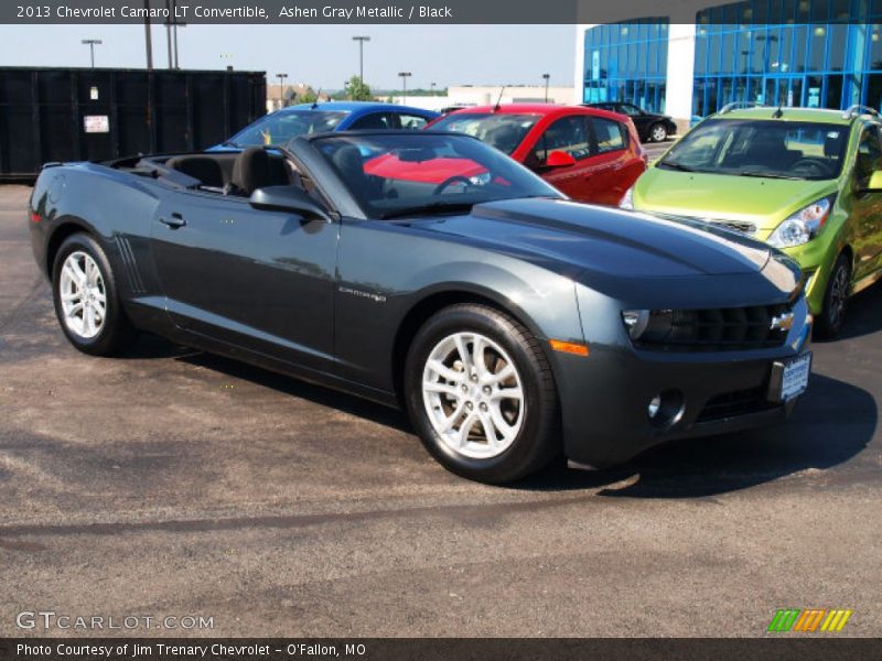 Ashen Gray Metallic / Black 2013 Chevrolet Camaro LT Convertible