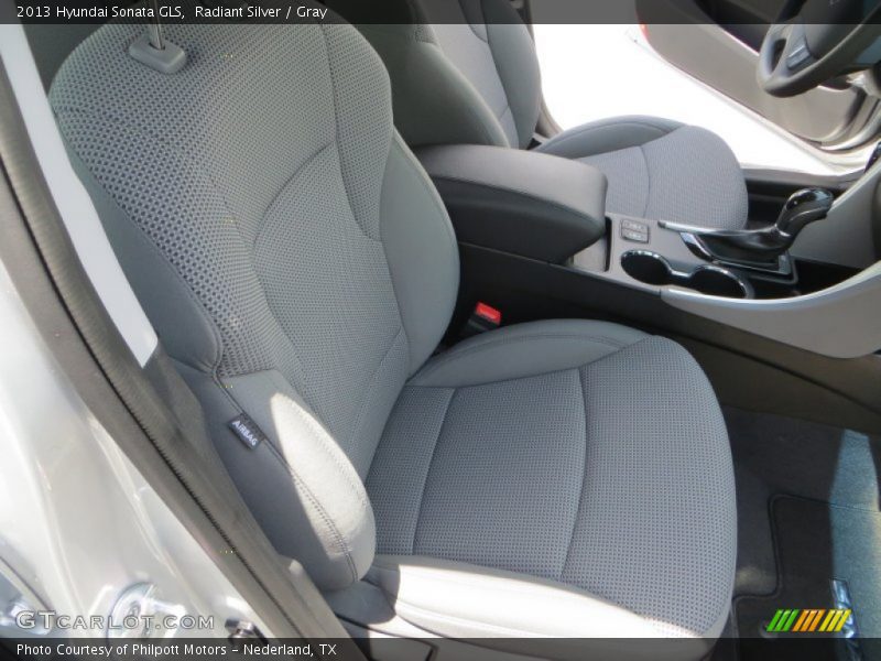 Radiant Silver / Gray 2013 Hyundai Sonata GLS